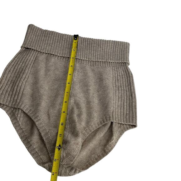 Michael Costello x Revolve Ribbed Wool Knit High-Waist Brief underwear Size S - Picture 2 of 14